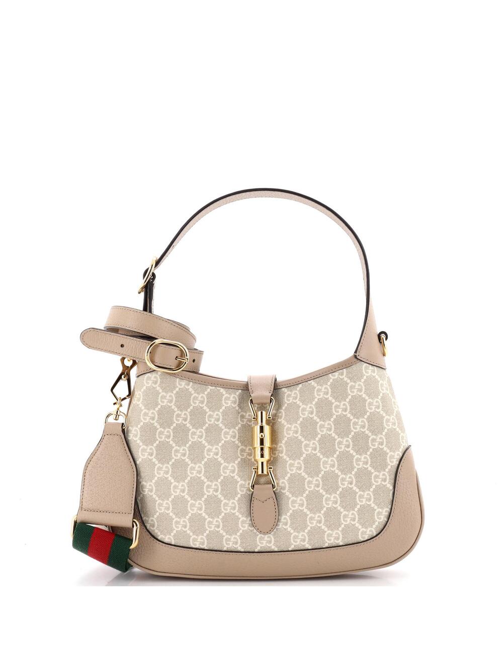 Gucci Jackie Hobo Gg Coated Canvas #312903G22B